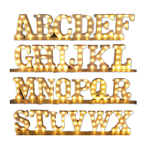 LED Décor Light A to Z Alphabet LED Marquee Sign Light Indoor Wall Hanging LED Night Lamp Indoor Proposal Wedding Party Birthday Party Christmas Holidays Home Bar
LED Décor Light A to Z Alphabet LED Marquee Sign Light Indoor Wall Hanging LED Night Lamp Indoor Proposal Wedding Party Birthday Party Christmas Holidays Home Bar