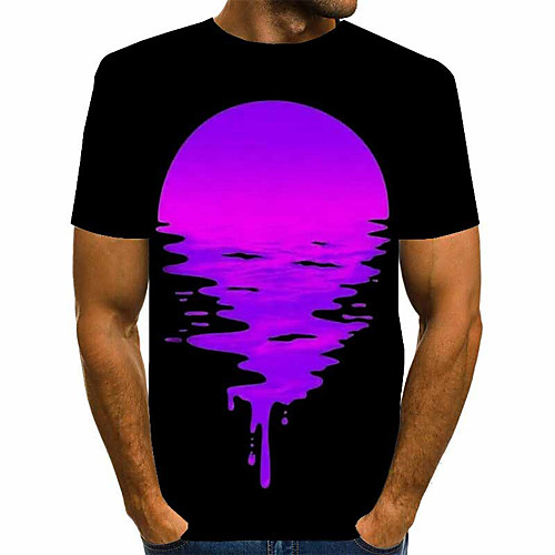 Men's T shirt Graphic Plus Size Print Short Sleeve Daily Tops Basic Exaggerated Rainbow
Men's T shirt Graphic Plus Size Print Short Sleeve Daily Tops Basic Exaggerated Rainbow