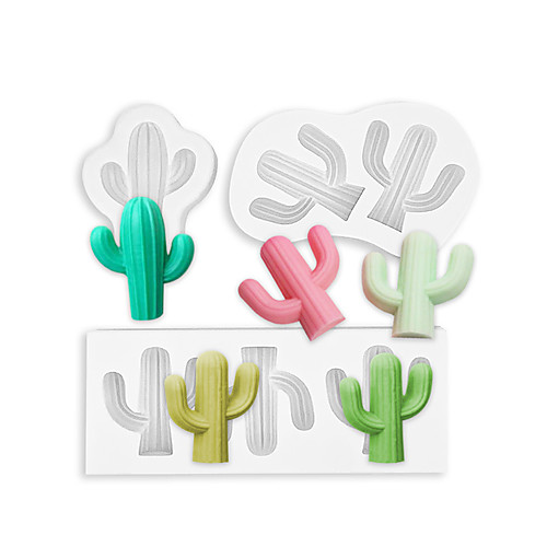 Set of 3 3D Cactus Silicone Mold Ice Cube Mold Chocolate Cake Decoration Fondant Mold Manual DIY
Set of 3 3D Cactus Silicone Mold Ice Cube Mold Chocolate Cake Decoration Fondant Mold Manual DIY