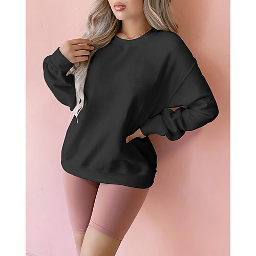 Women's Hoodie Sweatshirt Solid Colored Daily Basic Hoodies Sweatshirts Blushing Pink Gray White
Women's Hoodie Sweatshirt Solid Colored Daily Basic Hoodies Sweatshirts Blushing Pink Gray White