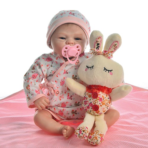 KEIUMI 16 inch Reborn Doll Baby & Toddler Toy Reborn Toddler Doll Baby Girl Gift Cute Lovely Parent-Child Interaction Tipped and Sealed Nails Half Silicone and Cloth Body with Clothes and Accessories
KEIUMI 16 inch Reborn Doll Baby & Toddler Toy Reborn Toddler Doll Baby Girl Gift Cute Lovely Parent-Child Interaction Tipped and Sealed Nails Half Silicone and Cloth Body with Clothes and Accessories