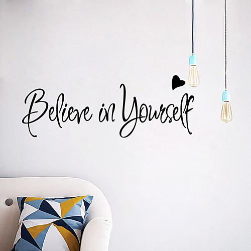 Believe Words Quotes Wall Stickers Decorative Wall Stickers PVC Home Decoration Wall Decal Wall Decoration 1pc 5620cm
Believe Words Quotes Wall Stickers Decorative Wall Stickers PVC Home Decoration Wall Decal Wall Decoration 1pc 5620cm