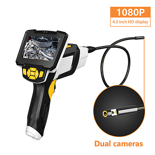 Portable Dual Lens Handheld Endoscope 4.3Screen Inspection Camera with 6 LED 8mm Industrial Digital Endoscopy With 32GB TF Card
Portable Dual Lens Handheld Endoscope 4.3Screen Inspection Camera with 6 LED 8mm Industrial Digital Endoscopy With 32GB TF Card