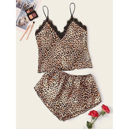 Women's Normal Matching Bralettes Suits Lace Leopard Spandex Deep V Hook & Eye / Strap / Erotic / Strap
Women's Normal Matching Bralettes Suits Lace Leopard Spandex Deep V Hook & Eye / Strap / Erotic / Strap