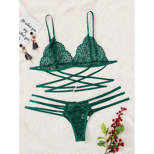 Women's Criss Cross Mesh Erotic Suits Nightwear Jacquard Solid Colored Wine / Green / White S M L / Strap / Deep V / Strap
Women's Criss Cross Mesh Erotic Suits Nightwear Jacquard Solid Colored Wine / Green / White S M L / Strap / Deep V / Strap