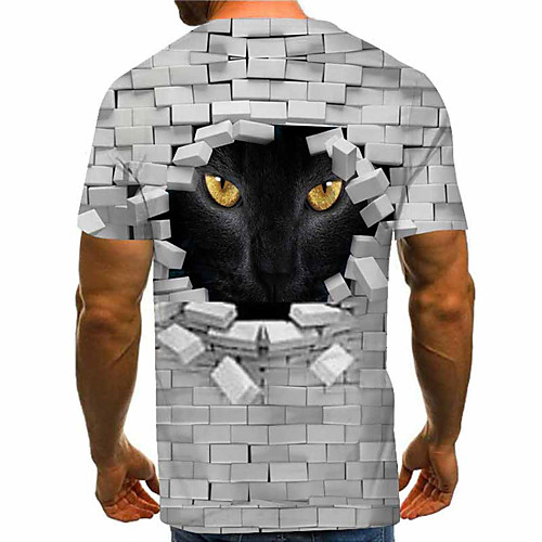 Men's T shirt Shirt Graphic Animal Plus Size Print Short Sleeve Daily Tops Basic Exaggerated Round Neck Rainbow
Men's T shirt Shirt Graphic Animal Plus Size Print Short Sleeve Daily Tops Basic Exaggerated Round Neck Rainbow
