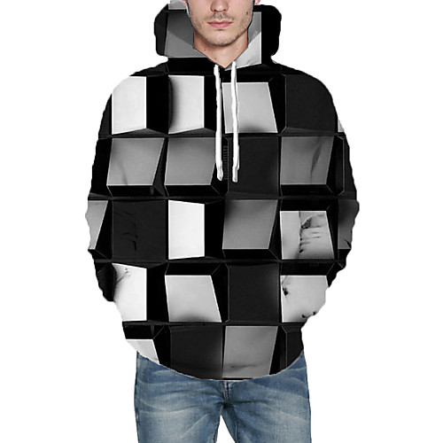 Men's Hoodie Graphic Geometric Hooded Daily Going out 3D Print Casual Hoodies Sweatshirts Black
Men's Hoodie Graphic Geometric Hooded Daily Going out 3D Print Casual Hoodies Sweatshirts Black