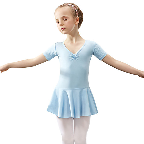 Ballet Leotard / Onesie Satin Bow Solid Girls' Training Performance Short Sleeve Natural Cotton
Ballet Leotard / Onesie Satin Bow Solid Girls' Training Performance Short Sleeve Natural Cotton