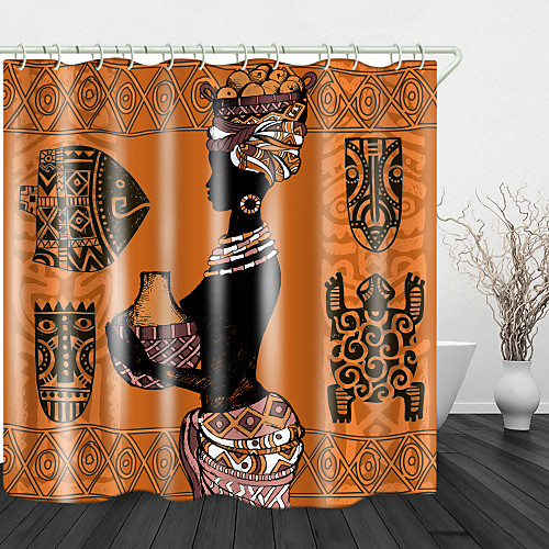 African Woman Holding A Clay Pot Shower Curtains & Hooks Modern Polyester New Design
African Woman Holding A Clay Pot Shower Curtains & Hooks Modern Polyester New Design