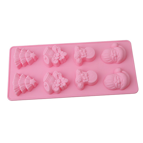 1pcs Christmas Tree Cake Soap Chocolate Decoration Mould Cake Tools Christmas Bell Shape Mould Silicone Santa Baking Tools
1pcs Christmas Tree Cake Soap Chocolate Decoration Mould Cake Tools Christmas Bell Shape Mould Silicone Santa Baking Tools