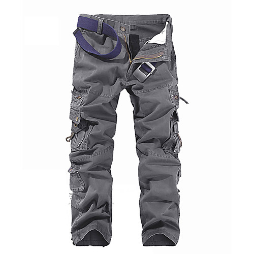 Men's Basic Outdoor Daily Tactical Cargo Pants Solid Colored Full Length Classic Black Khaki Gray
Men's Basic Outdoor Daily Tactical Cargo Pants Solid Colored Full Length Classic Black Khaki Gray