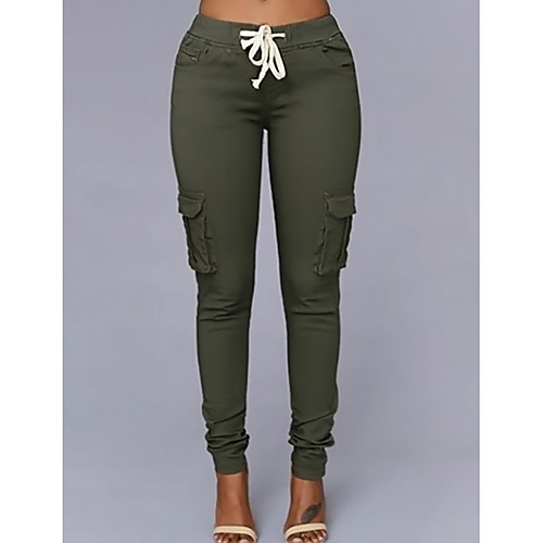 Women's Basic Chic & Modern Daily Office Pants Chinos Pants Solid Colored Drawstring White Black Red Wine Army Green
Women's Basic Chic & Modern Daily Office Pants Chinos Pants Solid Colored Drawstring White Black Red Wine Army Green