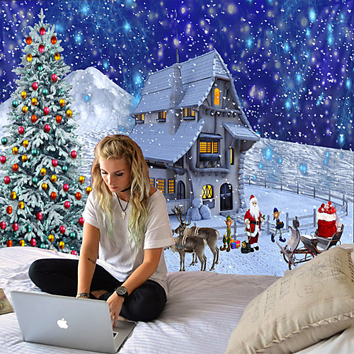 Christmas Weihnachten Santa Claus Wall Tapestry Art Decor Blanket Curtain Picnic Tablecloth Hanging Home Bedroom Living Room Dorm Decoration Snow Elk Christmas Tree House Polyester
Christmas Weihnachten Santa Claus Wall Tapestry Art Decor Blanket Curtain Picnic Tablecloth Hanging Home Bedroom Living Room Dorm Decoration Snow Elk Christmas Tree House Polyester
