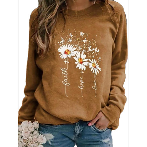 Women's Hoodie Sweatshirt Plants Florals Print Daily Other Prints Basic Casual Hoodies Sweatshirts Long Sleeve Loose Oversized Blue Khaki Green
Women's Hoodie Sweatshirt Plants Florals Print Daily Other Prints Basic Casual Hoodies Sweatshirts Long Sleeve Loose Oversized Blue Khaki Green