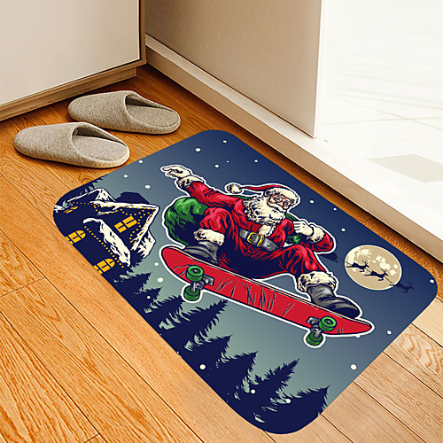 Skateboard Santa Claus Digital Printing Mat Flowers Kitten Girl Modern Bath Mats Nonwoven / Memory Foam Novelty Bathroom
Skateboard Santa Claus Digital Printing Mat Flowers Kitten Girl Modern Bath Mats Nonwoven / Memory Foam Novelty Bathroom