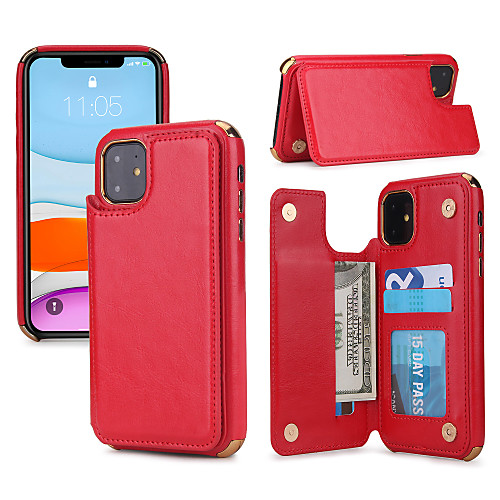 Phone Case For Apple Back Cover Leather iPhone 12 Pro Max 11 SE 2020 X XR XS Max 8 7 6 Card Holder Shockproof Flip Solid Color PU Leather TPU
Phone Case For Apple Back Cover Leather iPhone 12 Pro Max 11 SE 2020 X XR XS Max 8 7 6 Card Holder Shockproof Flip Solid Color PU Leather TPU