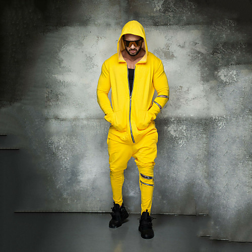 Men's 2 Piece Full Zip Tracksuit Sweatsuit Jogging Suit Street Casual 2pcs Winter Long Sleeve Quick Dry Breathable Soft Fitness Gym Workout Performance Running Training Sportswear Solid Colored Hoodie
Men's 2 Piece Full Zip Tracksuit Sweatsuit Jogging Suit Street Casual 2pcs Winter Long Sleeve Quick Dry Breathable Soft Fitness Gym Workout Performance Running Training Sportswear Solid Colored Hoodie