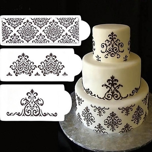 3Pcs Cake Stencils Biscuit Bakery Template Fondant Mould Crown King Queen Baking Gadgets Cake Spray Flowers Mold
3Pcs Cake Stencils Biscuit Bakery Template Fondant Mould Crown King Queen Baking Gadgets Cake Spray Flowers Mold