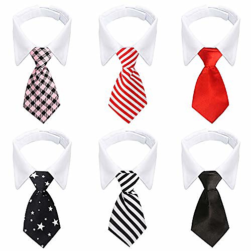 bow tie dog collar, 6 pieces adjustable pets dog cat neck ties pet necktie with suit white collar for medium large dogs tuxedo costumes grooming accessories, dog tux ties for wedding
bow tie dog collar, 6 pieces adjustable pets dog cat neck ties pet necktie with suit white collar for medium large dogs tuxedo costumes grooming accessories, dog tux ties for wedding