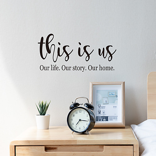 Letter Wall Stickers Decorative Wall Stickers, PVC Home Decoration Wall Decal Wall Decoration / Removable 4321CM
Letter Wall Stickers Decorative Wall Stickers, PVC Home Decoration Wall Decal Wall Decoration / Removable 4321CM