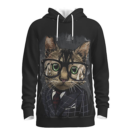 Men's Pullover Hoodie Sweatshirt Cat Graphic Hooded Sports Weekend 3D Print Casual Hoodies Sweatshirts Long Sleeve Black
Men's Pullover Hoodie Sweatshirt Cat Graphic Hooded Sports Weekend 3D Print Casual Hoodies Sweatshirts Long Sleeve Black