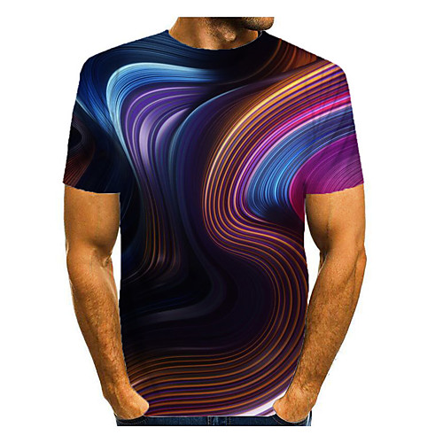 Men's T shirt Shirt Graphic Short Sleeve Daily Tops Basic Elegant Round Neck Purple
Men's T shirt Shirt Graphic Short Sleeve Daily Tops Basic Elegant Round Neck Purple