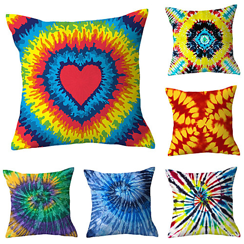 Set Of 6 Faux Linen Cushion Cover Watercolor Simple Creative Tie-dye Pillow Cover For Home Chair Sofa Decorative Pillow Cases 45x45 Cm
Set Of 6 Faux Linen Cushion Cover Watercolor Simple Creative Tie-dye Pillow Cover For Home Chair Sofa Decorative Pillow Cases 45x45 Cm