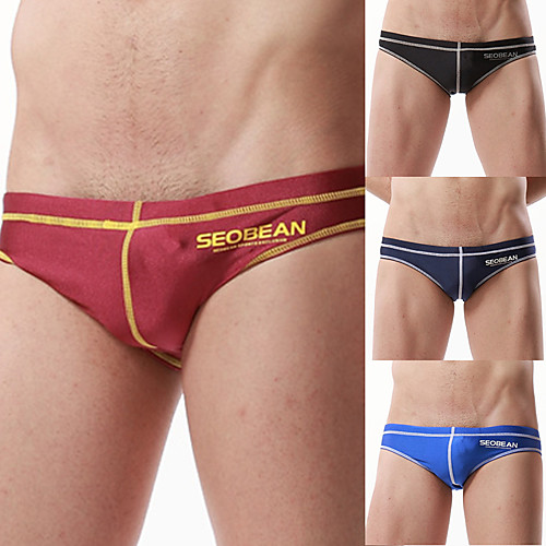 SEOBEAN Men's Sports Underwear Sport Briefs Running Shorts Sports & Outdoor Underwear Briefs Stripe-Trim Elastane Running Jogging Training Quick Dry Breathable Soft Sport Stripes Black Red Blue Dark
SEOBEAN Men's Sports Underwear Sport Briefs Running Shorts Sports & Outdoor Underwear Briefs Stripe-Trim Elastane Running Jogging Training Quick Dry Breathable Soft Sport Stripes Black Red Blue Dark