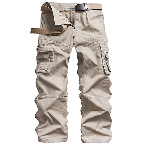 Men's Basic Outdoor Daily Tactical Cargo Pants Solid Colored Full Length Classic White Black Army Green Khaki Dark Gray
Men's Basic Outdoor Daily Tactical Cargo Pants Solid Colored Full Length Classic White Black Army Green Khaki Dark Gray