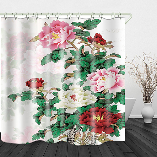 Peony Competition Digital Print Waterproof Fabric Shower Curtain for Bathroom Home Decor Covered Bathtub Curtains Liner Includes with Hooks
Peony Competition Digital Print Waterproof Fabric Shower Curtain for Bathroom Home Decor Covered Bathtub Curtains Liner Includes with Hooks