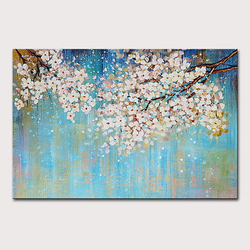 Oil Painting Hand Painted Horizontal Floral / Botanical Abstract Landscape Modern Rolled Canvas (No Frame)
Oil Painting Hand Painted Horizontal Floral / Botanical Abstract Landscape Modern Rolled Canvas (No Frame)