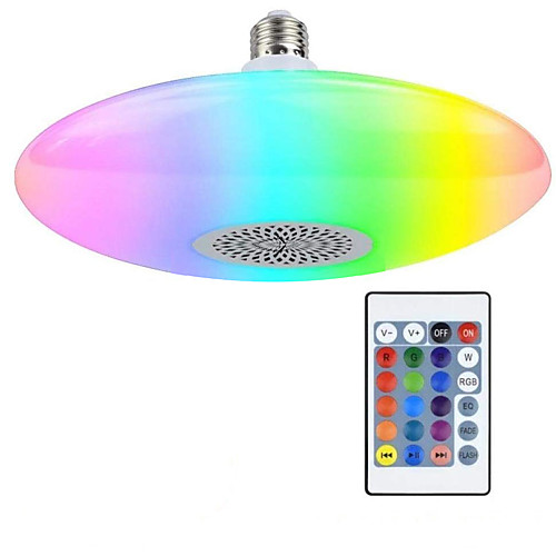 Bluetooth Music Bulb RGBW High-power 30W UFO Lamp Bluetooth Music UFO Lamp Intelligent 16-color Bulb
Bluetooth Music Bulb RGBW High-power 30W UFO Lamp Bluetooth Music UFO Lamp Intelligent 16-color Bulb