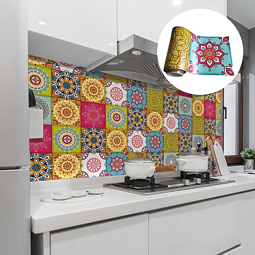 Creative Kitchen Oil and Waterproof Tile Stickers Self-adhesive Removable Moroccan Style Environmental Protection Wall Stickers
Creative Kitchen Oil and Waterproof Tile Stickers Self-adhesive Removable Moroccan Style Environmental Protection Wall Stickers
