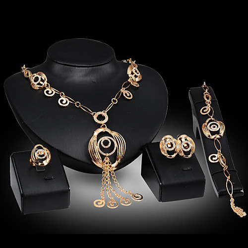 Women's Jewelry Set Bridal Jewelry Sets Tassel Fringe Vertical / Gold bar Fashion Gold Plated Earrings Jewelry Gold For Christmas Wedding Party Evening Gift Formal 1 set
Women's Jewelry Set Bridal Jewelry Sets Tassel Fringe Vertical / Gold bar Fashion Gold Plated Earrings Jewelry Gold For Christmas Wedding Party Evening Gift Formal 1 set
