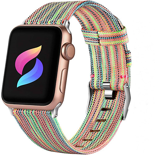 Canvas Nylon Watch Band for Apple Watch Series 6 SE 5 4 3 2 1 38mm 40mm 42mm 44mm Replaceable Bracelet Wrist Strap Wristband
Canvas Nylon Watch Band for Apple Watch Series 6 SE 5 4 3 2 1 38mm 40mm 42mm 44mm Replaceable Bracelet Wrist Strap Wristband