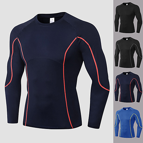 YUERLIAN Men's Long Sleeve Compression Shirt Running Shirt Patchwork Tee Tshirt Top Athletic Athleisure Winter Spandex Quick Dry Breathable Soft Fitness Gym Workout Performance Running Training
YUERLIAN Men's Long Sleeve Compression Shirt Running Shirt Patchwork Tee Tshirt Top Athletic Athleisure Winter Spandex Quick Dry Breathable Soft Fitness Gym Workout Performance Running Training