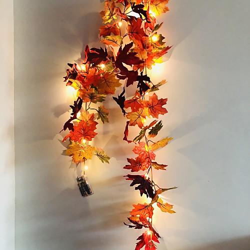1.7M 20LEDs Autumn Maple Leaf Rattan LED String Lights 5pcs 2pcs Holiday Party Garden Thanksgiving Harvest Festival Decorative Light without Battery
1.7M 20LEDs Autumn Maple Leaf Rattan LED String Lights 5pcs 2pcs Holiday Party Garden Thanksgiving Harvest Festival Decorative Light without Battery