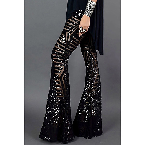 Women's Basic Glamorous & Dramatic Quick Dry Loose Party & Evening Club Wide Leg Pants Patterned Full Length Sequins Novelty High Waist Light Brown
Women's Basic Glamorous & Dramatic Quick Dry Loose Party & Evening Club Wide Leg Pants Patterned Full Length Sequins Novelty High Waist Light Brown