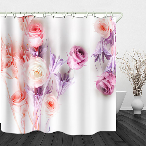 Purple Pink Rose Digital Printing Shower Curtain English Green Leaf Digital Printing Shower Curtain Shower Curtains & Hooks Modern Polyester New Design
Purple Pink Rose Digital Printing Shower Curtain English Green Leaf Digital Printing Shower Curtain Shower Curtains & Hooks Modern Polyester New Design