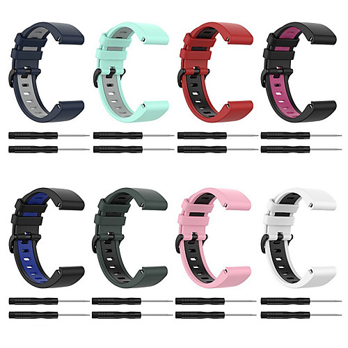 Watch Band for Garmin Fenix 6X / Garmin Fenix 6X PRO / Garmin TACTIX DELTA / Garmin fenix5x / Garmin fenix3 / Sport Band / Classic Buckle Two Color Silicone Strap
Watch Band for Garmin Fenix 6X / Garmin Fenix 6X PRO / Garmin TACTIX DELTA / Garmin fenix5x / Garmin fenix3 / Sport Band / Classic Buckle Two Color Silicone Strap