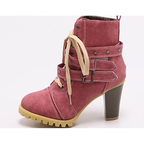 Women's Boots Block Heel Boots Cuban Heel Round Toe Booties Ankle Boots Basic Casual Daily Walking Shoes PU Rivet Solid Colored Black / Red Yellow Blue / Booties / Ankle Boots
Women's Boots Block Heel Boots Cuban Heel Round Toe Booties Ankle Boots Basic Casual Daily Walking Shoes PU Rivet Solid Colored Black / Red Yellow Blue / Booties / Ankle Boots