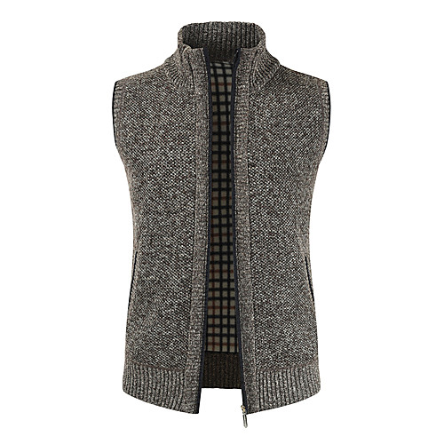 Men's Polka Dot Vest Sleeveless Sweater Cardigans Stand Collar Blue Wine Light gray
Men's Polka Dot Vest Sleeveless Sweater Cardigans Stand Collar Blue Wine Light gray
