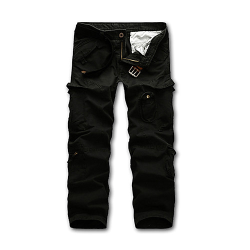 Men's Basic Outdoor Cotton Slim Daily Tactical Cargo Pants Solid Colored Full Length Classic Black Khaki Gray / Fall / Winter
Men's Basic Outdoor Cotton Slim Daily Tactical Cargo Pants Solid Colored Full Length Classic Black Khaki Gray / Fall / Winter