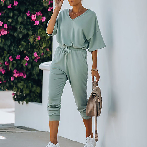 Women's Sweatsuit 2 Piece Set Drawstring Loose Fit Minimalist V Neck Solid Color Cute Sport Athleisure Clothing Suit Long Sleeve Warm Soft Oversized Comfortable Everyday Use Causal Exercising General
Women's Sweatsuit 2 Piece Set Drawstring Loose Fit Minimalist V Neck Solid Color Cute Sport Athleisure Clothing Suit Long Sleeve Warm Soft Oversized Comfortable Everyday Use Causal Exercising General
