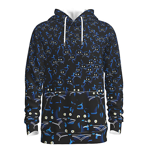Men's Pullover Hoodie Sweatshirt Cat Graphic Hooded Weekend 3D Print Party Casual Hoodies Sweatshirts Long Sleeve Blue
Men's Pullover Hoodie Sweatshirt Cat Graphic Hooded Weekend 3D Print Party Casual Hoodies Sweatshirts Long Sleeve Blue