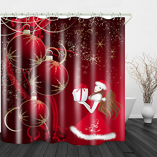 Beautiful Christmas Gift Box Print Waterproof Fabric Shower Curtain For Bathroom Home Decor Covered Bathtub Curtains Liner Includes With Hooks
Beautiful Christmas Gift Box Print Waterproof Fabric Shower Curtain For Bathroom Home Decor Covered Bathtub Curtains Liner Includes With Hooks