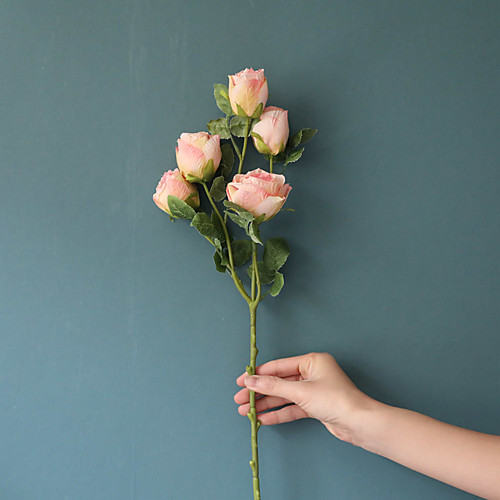1 Branch Artificial Roses Flowers Tabletop Display Wedding Party 5 Flowers Heads Artificial Flowers Home Decor
1 Branch Artificial Roses Flowers Tabletop Display Wedding Party 5 Flowers Heads Artificial Flowers Home Decor