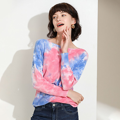 Women's Geometric Abstract Pullover Long Sleeve Sweater Cardigans Round Neck Off Shoulder Yellow Blushing Pink
Women's Geometric Abstract Pullover Long Sleeve Sweater Cardigans Round Neck Off Shoulder Yellow Blushing Pink