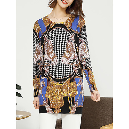Women's Ethnic Style Vintage Style Knitted Geometric Abstract Dress Sweater Dress Long Sleeve Sweater Cardigans Crew Neck Round Neck Fall Blue Red
Women's Ethnic Style Vintage Style Knitted Geometric Abstract Dress Sweater Dress Long Sleeve Sweater Cardigans Crew Neck Round Neck Fall Blue Red