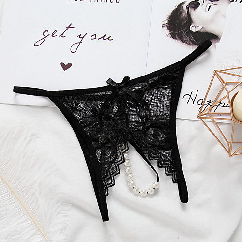 Women's Normal Beaded / Mesh / Lace G-strings & Thongs Panties High Elasticity Low Waist 1 PC Blue One-Size / Bow / Bow
Women's Normal Beaded / Mesh / Lace G-strings & Thongs Panties High Elasticity Low Waist 1 PC Blue One-Size / Bow / Bow
